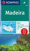 KOMPASS Wanderkarte 234 Madeira 1:50.000. 1:50'000